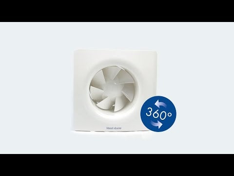 Vent-Axia Lo-Carbon Silent Fan - Open Grille 360° view